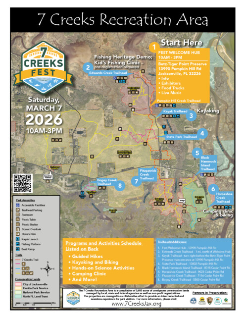 7 Creeks Fest 2026 program map